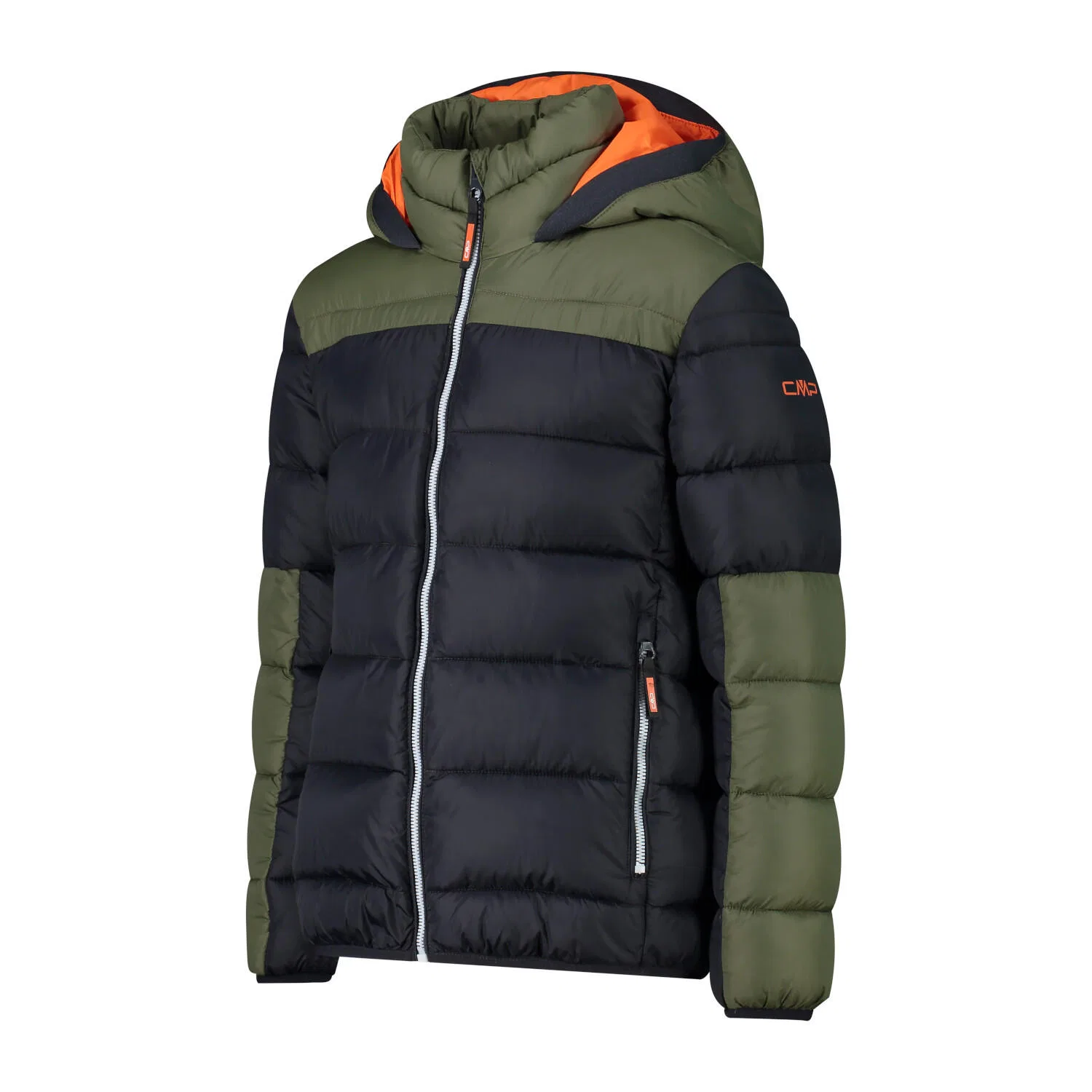 Детская стеганая куртка с капюшоном KID JACKET FIX HOOD Cmp, Schwarz — фото 2