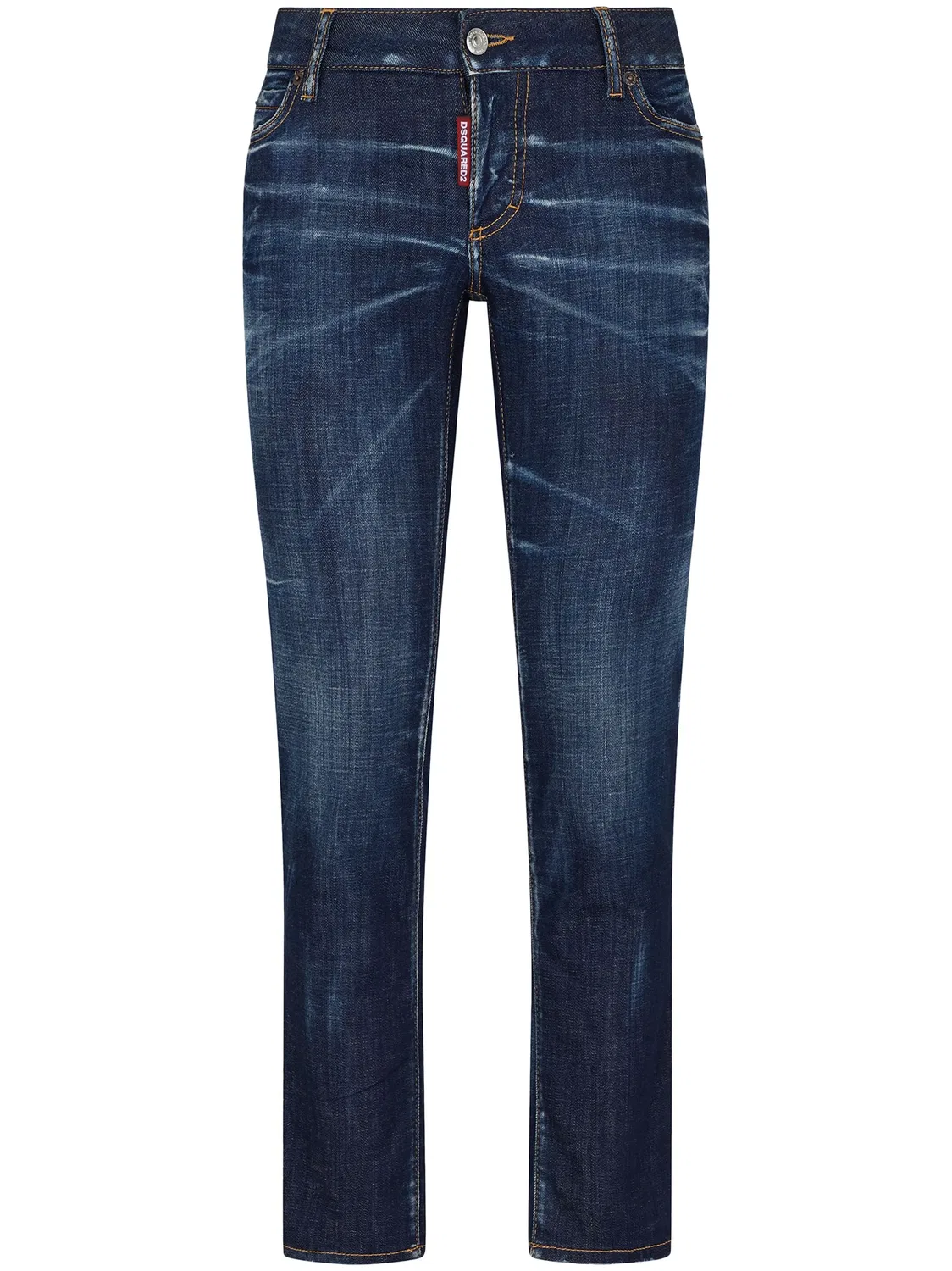 Укороченные джинсы Skinny Cool Girl DSQUARED2, индиго