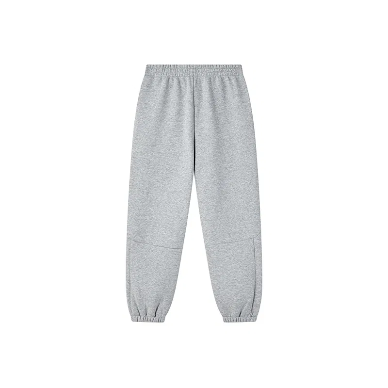 Детские утепленные трикотажные штаны на флисе с начесом Under Armour, Heather Gray — фото 3