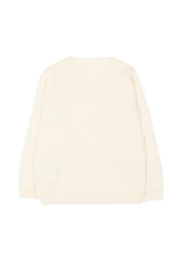 Кардиган из хлопка cardigan Patachou, ivory, слоновая кость — фото 2