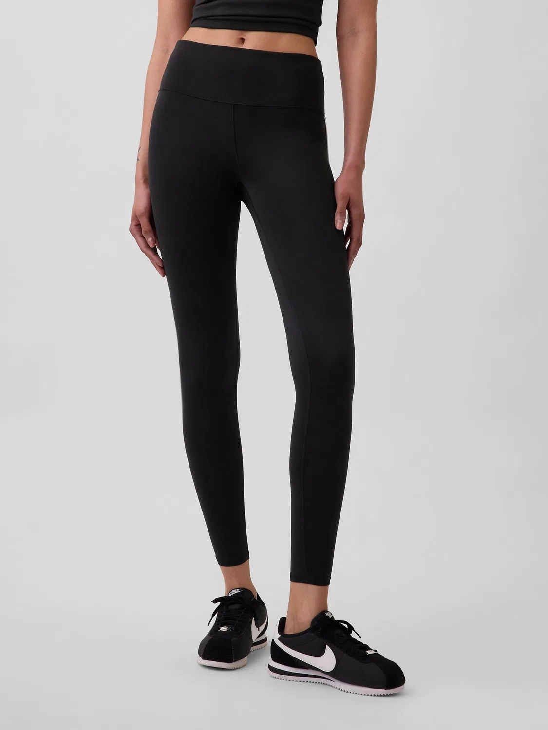 Леггинсы Smooth High Waisted Gap, черный
