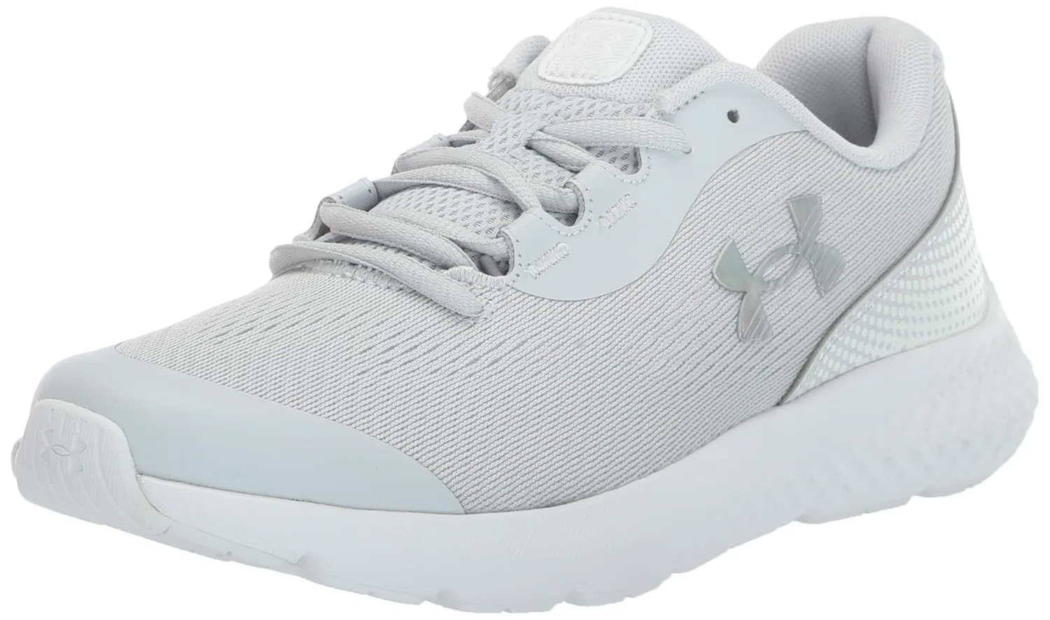 Детские кроссовки для девочек с сетчатым верхом Ua Bgs Charged Rogue 4 Under Armour, Halo Gray White Iridescent