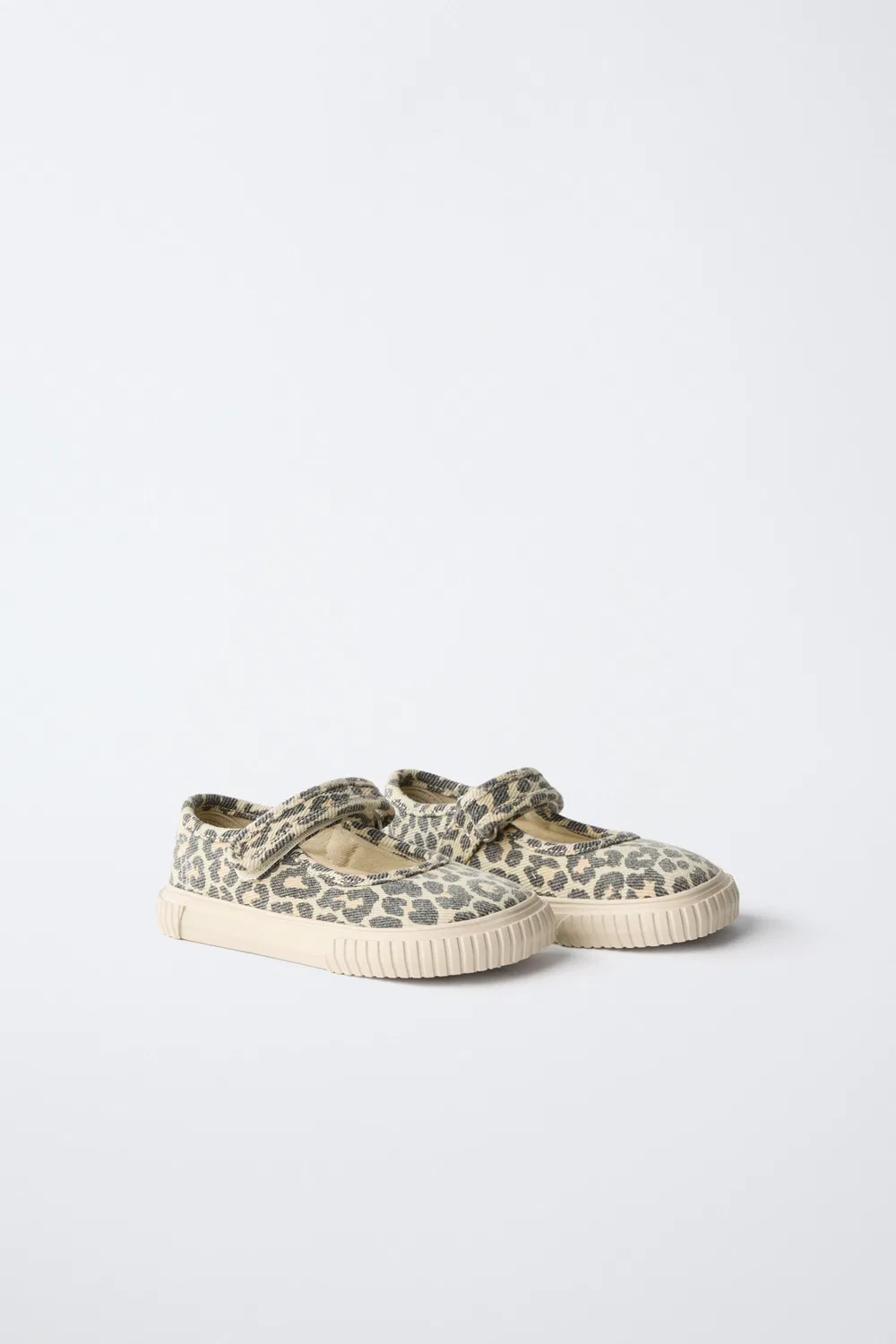 Кроссовки с животным принтом для ходьбы босиком ZARA, Sand Brown — фото 2