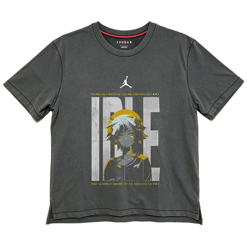 Футболка с принтом Jordan DIR-FIT Dark Gray