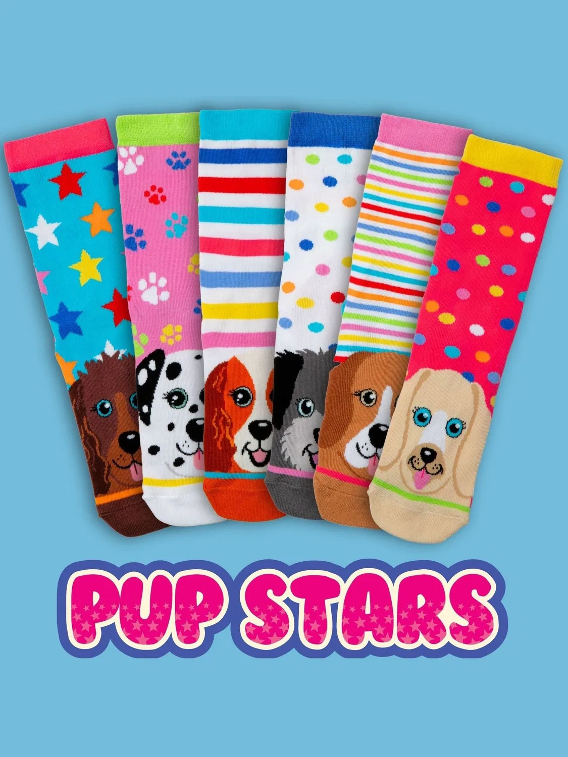 Носки Pup Stars 6 пар United Odd Socks, синий — фото 4