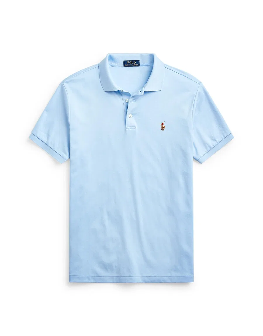 Рубашка Polo Ralph Lauren светло-голубого и темно-синего цвета
