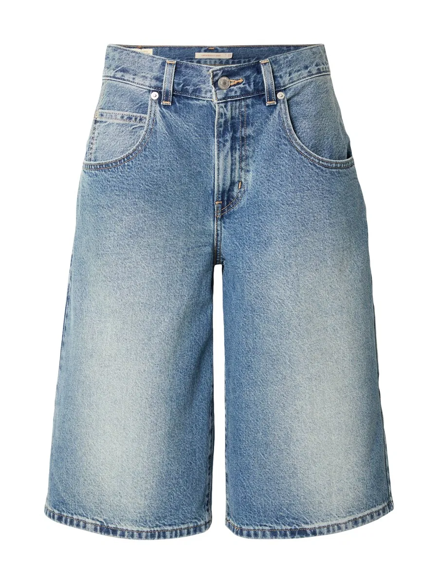 Шорты LEVI'S свободного кроя, синий деним
