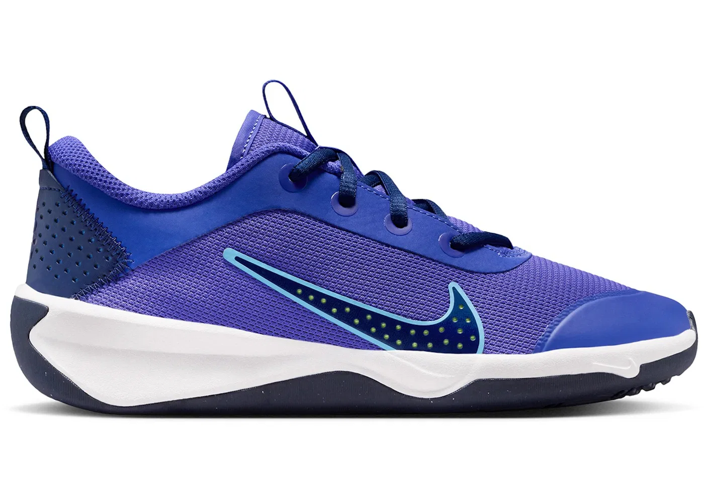 Детские кроссовки Lifestyle Nike Omni Multi-Court, Persian Violet/Blue Void/Volt/University Blue