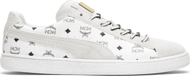 

Кроссовки Puma MCM x Suede Whisper White, белый