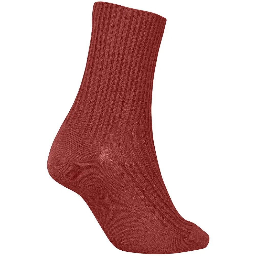 Женские носки с блеском Lurex Rib Calvin klein, Red — фото 2