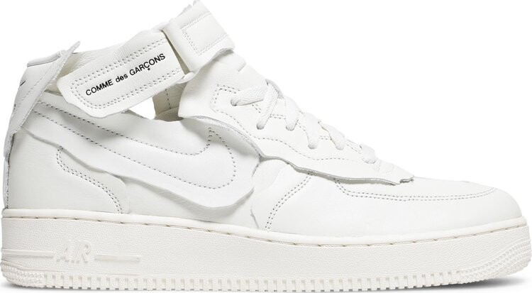 

Кроссовки Nike Comme des Garçons x Air Force 1 Mid 'Triple White', белый