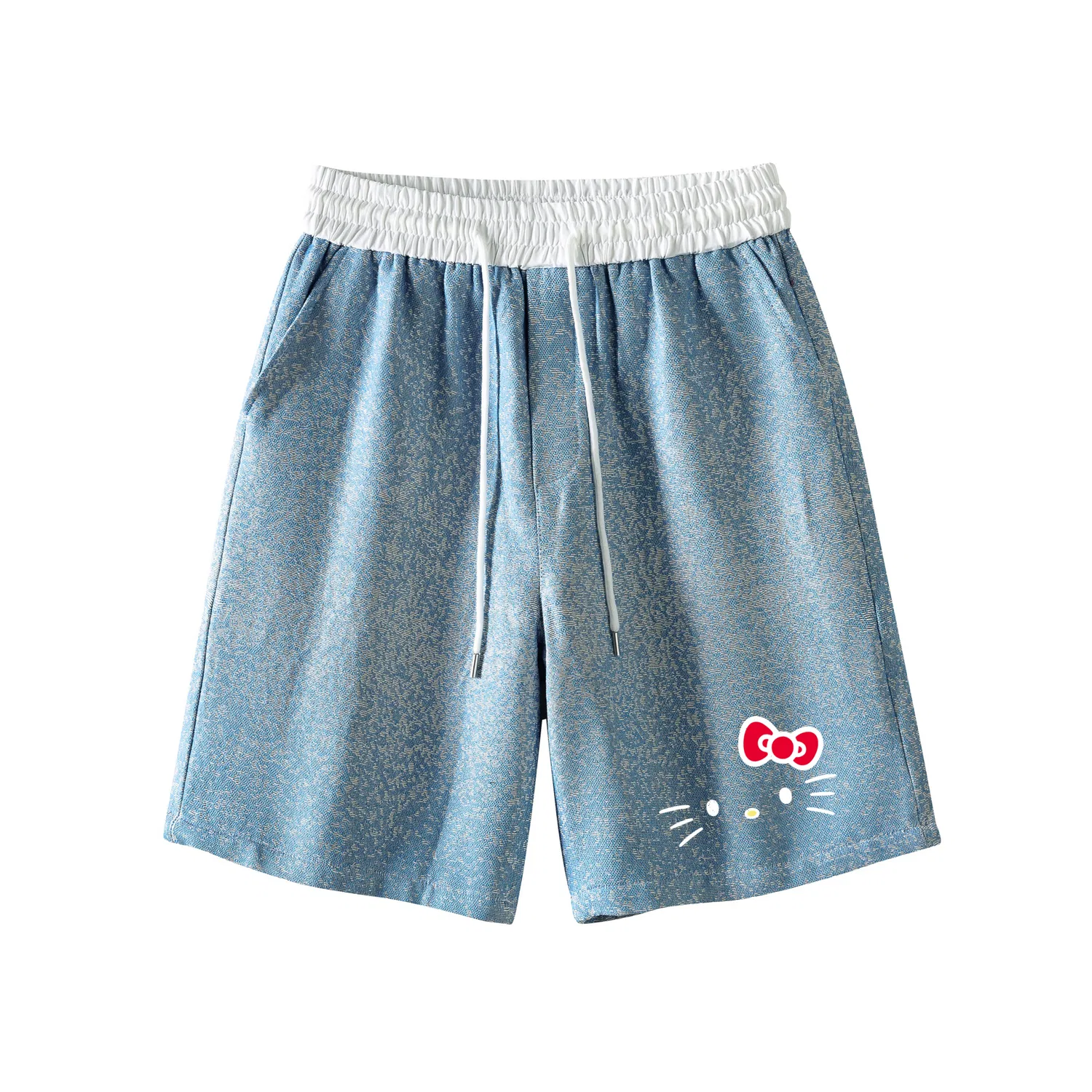 Детские шорты с принтом Sanrio Hello Kitty Casual Shorts, Mint Blue