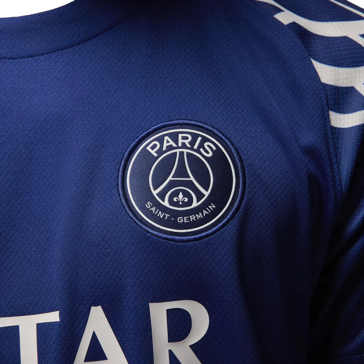 Футбольная футболка с технологией Dri-FIT Paris Saint-Germain 2024/25 Stadium Fourth Replica Jordan, синий — фото 4
