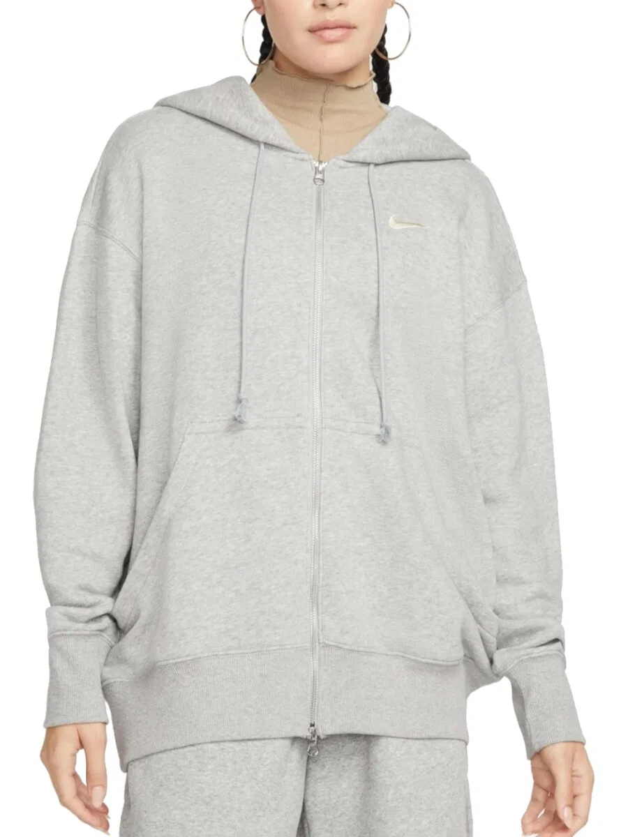 Толстовка NIKE 'Phoenix' серого цвета — фото 2