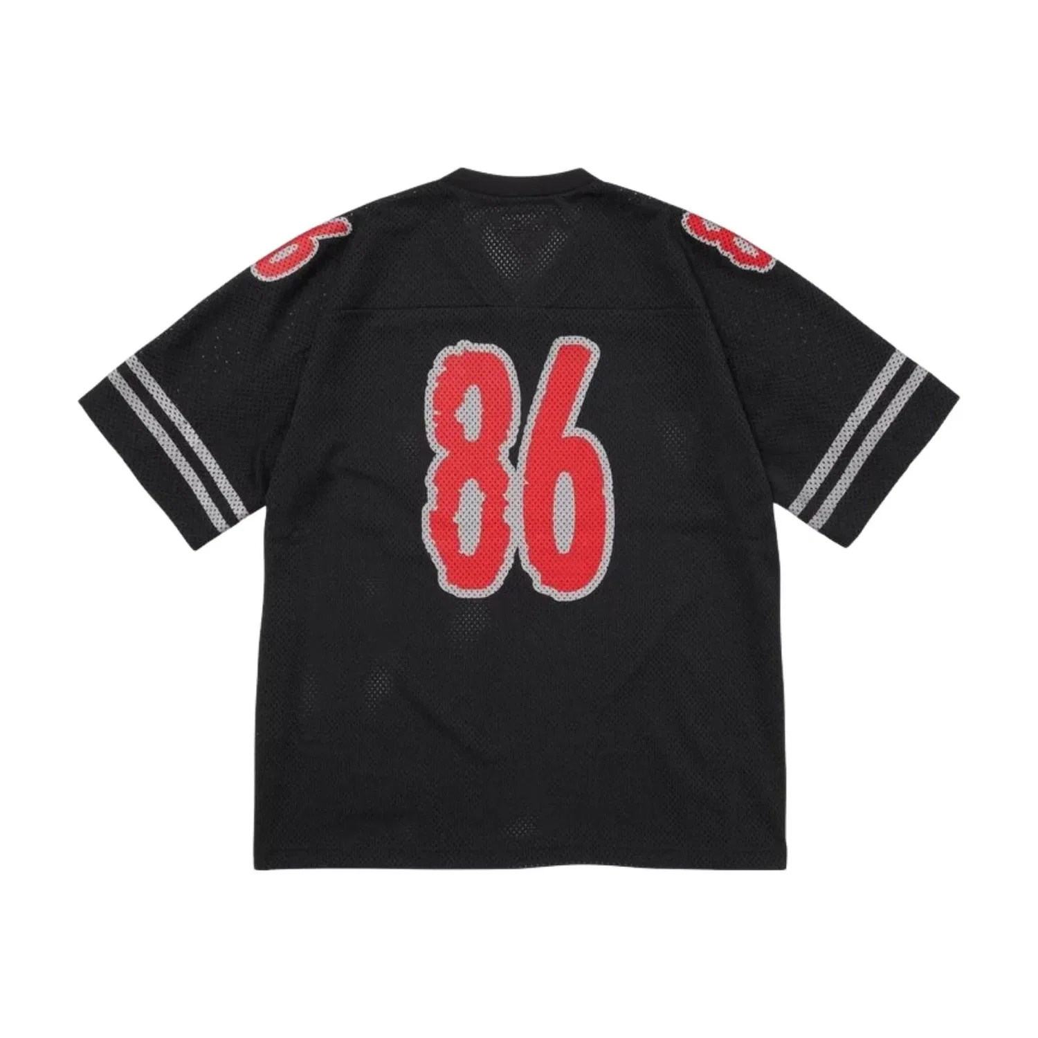 Мужская игровая майка FW26 Reflective Football Jersey 'Black' Supreme, черный — фото 2