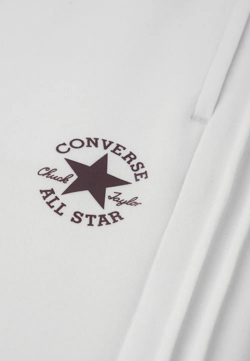 Брюки с широкими штанинами и складками - спортивные штаны Converse, Vintage White — фото 3