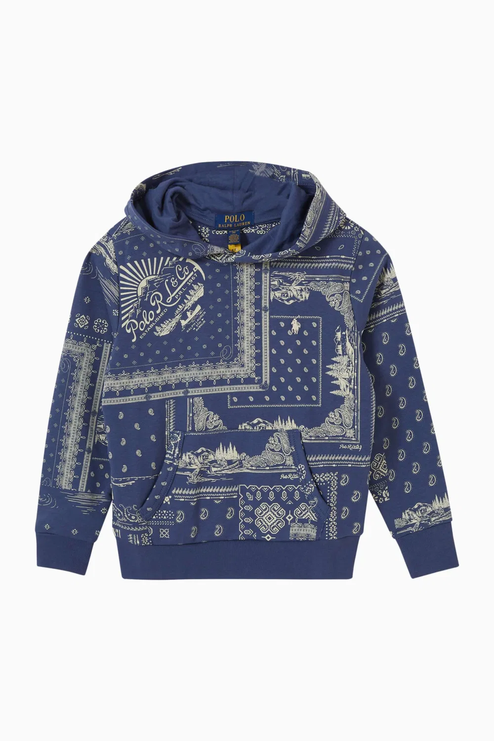 Худи с бандана-принтом Polo Ralph Lauren