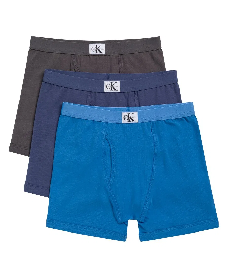 Комплект трусов-боксеров Calvin Klein, Poseiden Blue Blue Descent Magnet Assorted Color