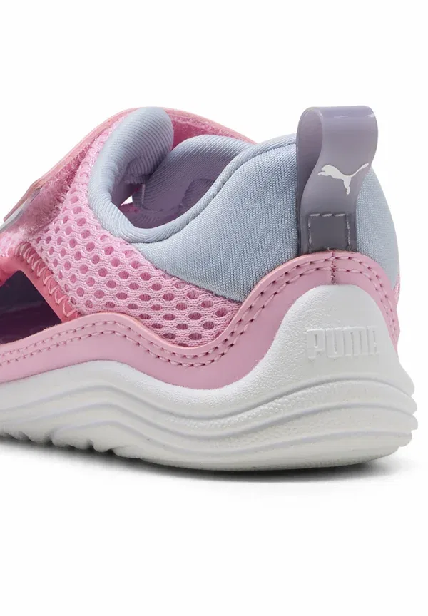 Сандалии с синтетическим верхом Kitten summer v inf unisex - walking sandals Puma, Pink Shimmer, Snow Mountain Blue, Magic Rose, синий/розовый — фото 4