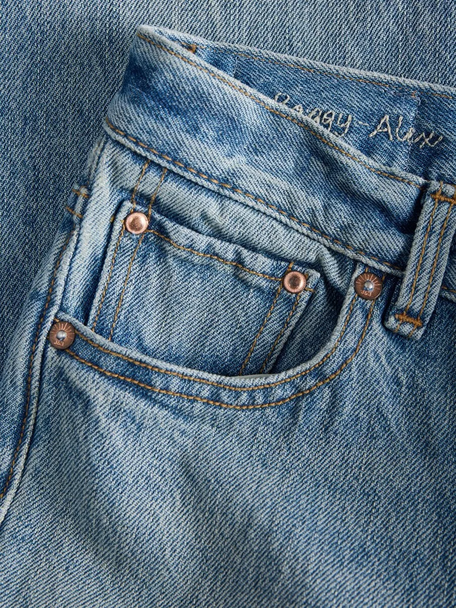 Джинсы Jack & Jones Junior Baggy Jeans 'JJIAlex JJCooper' синего цвета — фото 3