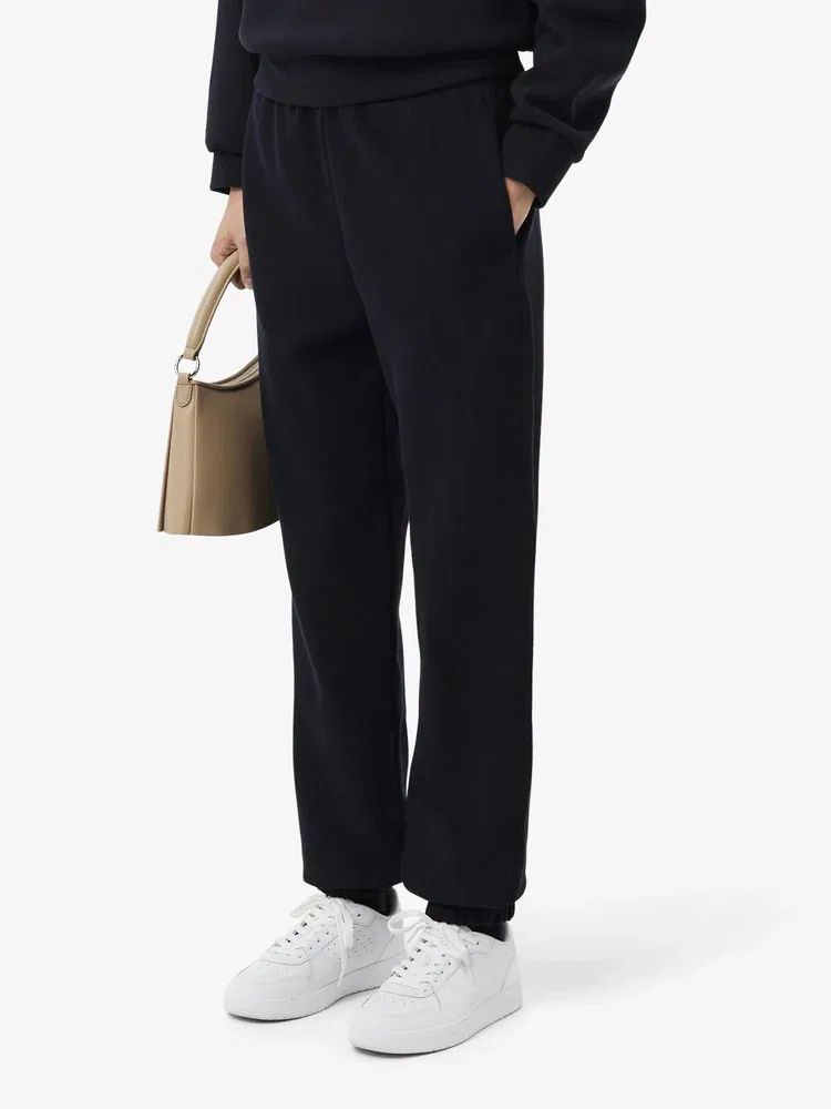 Брюки женские LACOSTE Double Face Pique Sweatpants, Navy — фото 2