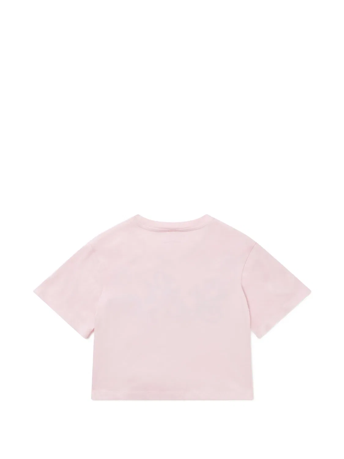 Укороченная футболка с цветочным принтом Stella McCartney, розовый — фото 3