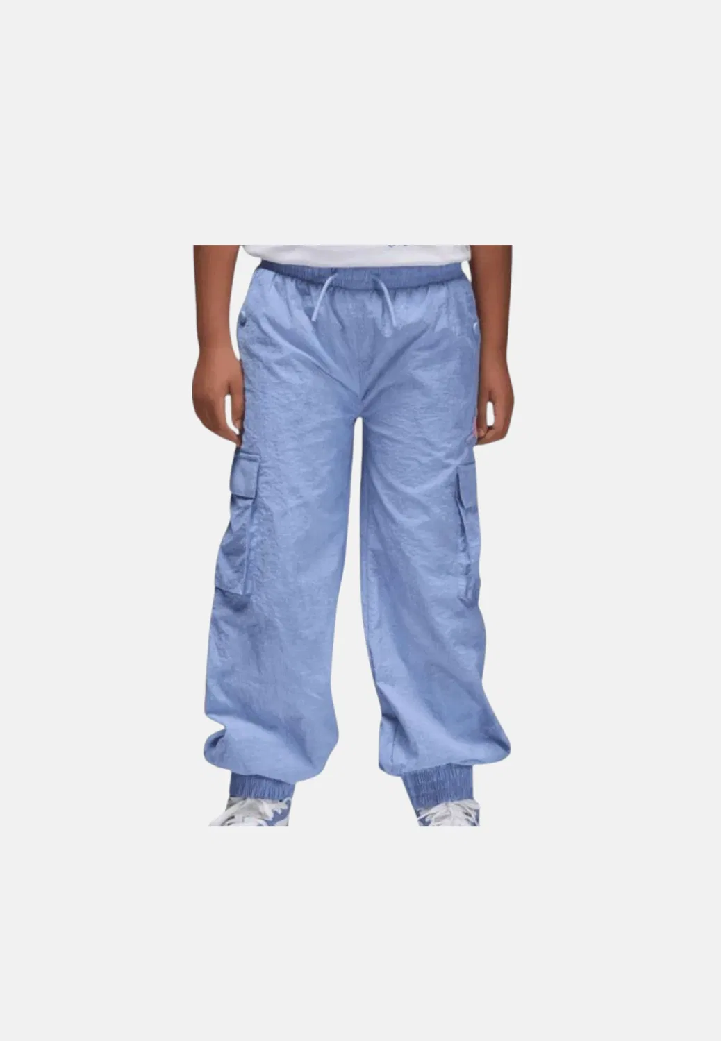 Штаны из футера с логотипом 45F197-U8K Nike Sportswear, голубой