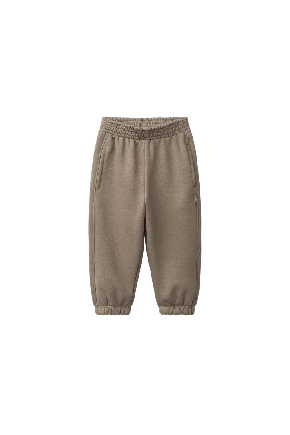 Обычные спортивные брюки ZARA, Brown/Taupe