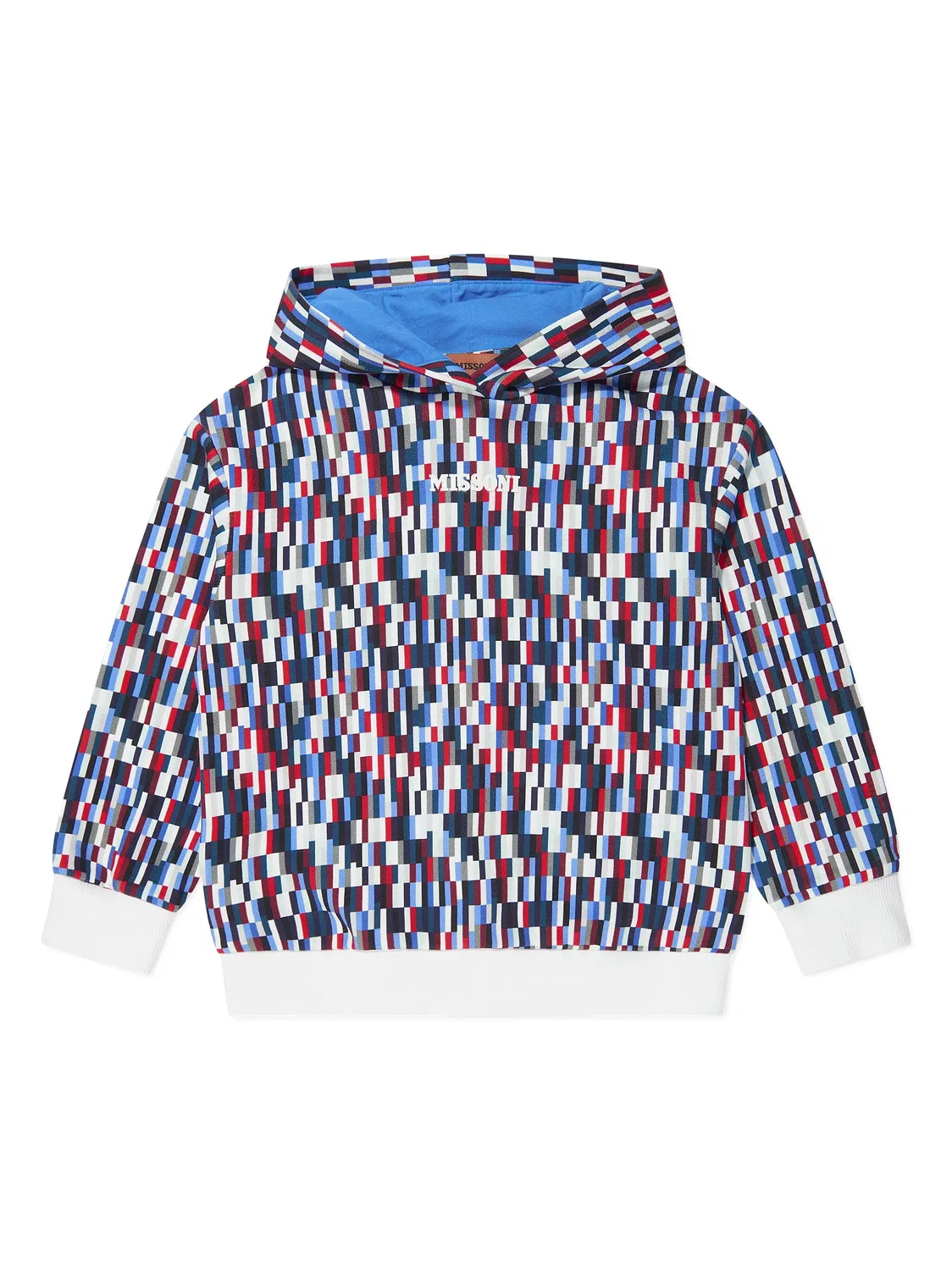 Худи с геометрическим принтом Missoni, синий