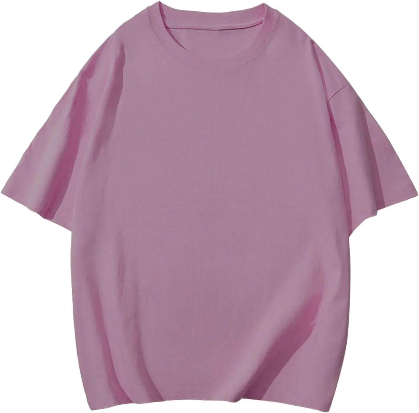 Мужская футболка свободного кроя Cotton T-Shirts, Purple — фото 3