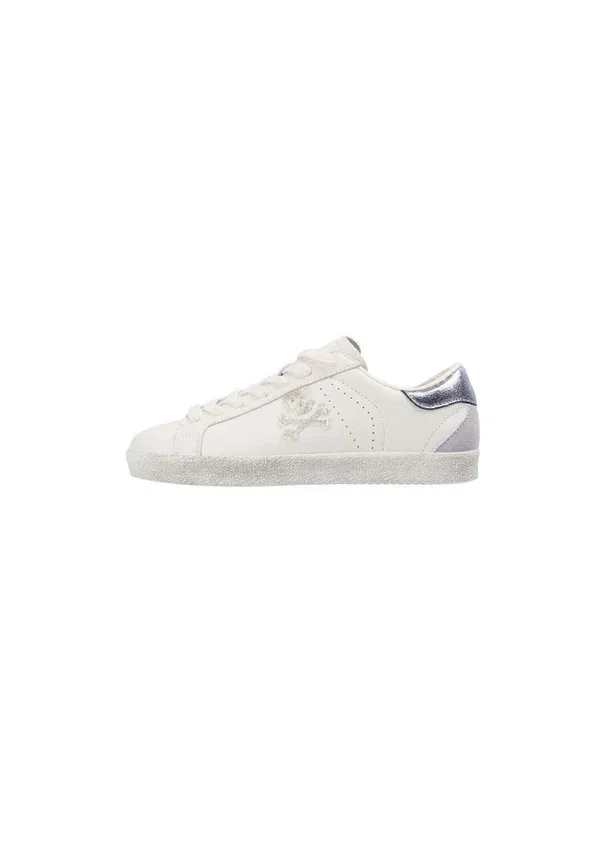 Кроссовки кожаные Henry sneakers Scalpers, White Purple, фиолетовый