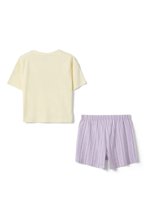 Комплект пижам с принтом Set pyjamas Ovs, yellow, purple, желтый/фиолетовый — фото 2
