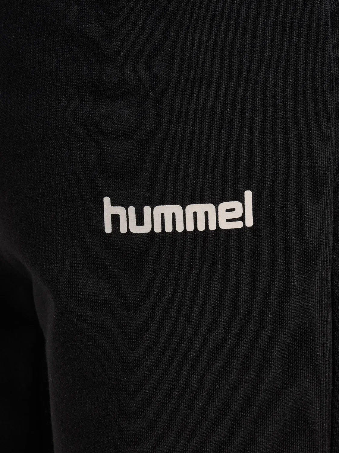 Детские штаны с регулируемой талией Hmljr Reg Logo Adj Waist Pants Hummel, Schwarz — фото 3
