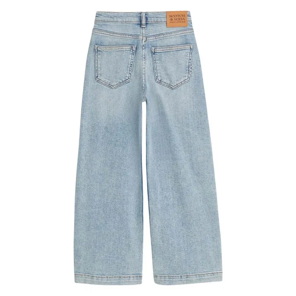 Брюки The Wave Wide Leg Scotch & Soda, синий — фото 2
