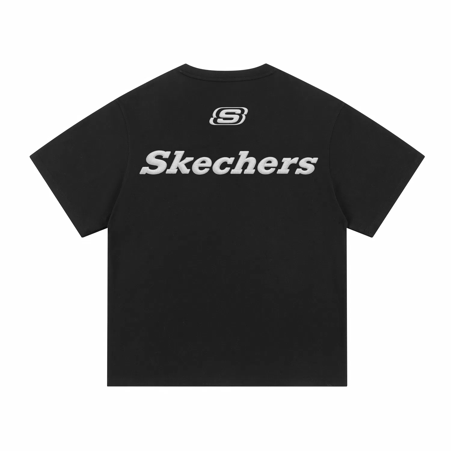 Детская футболка с круглым вырезом Bright White-Red Embroidery Skechers — фото 4