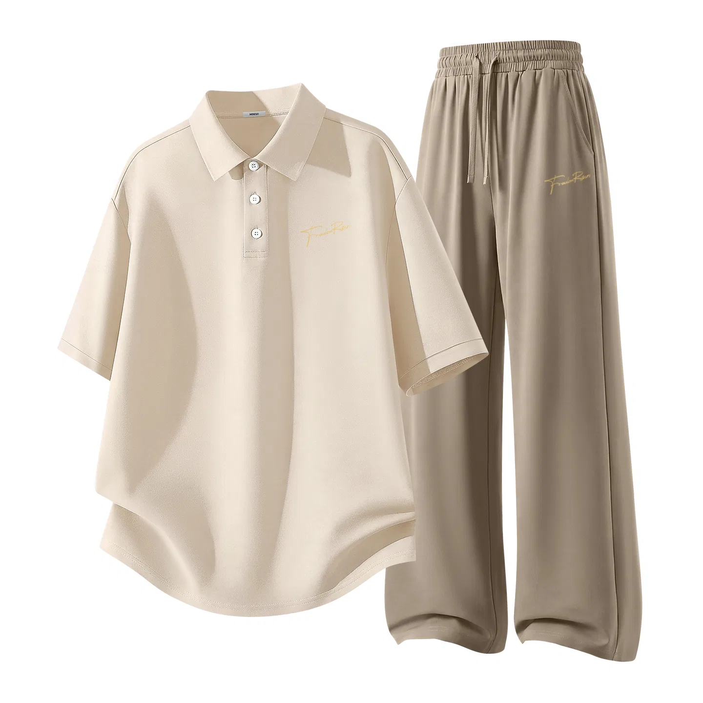 Детский комплект повседневной спортивной одежды 2 Pack MINISO, Khaki