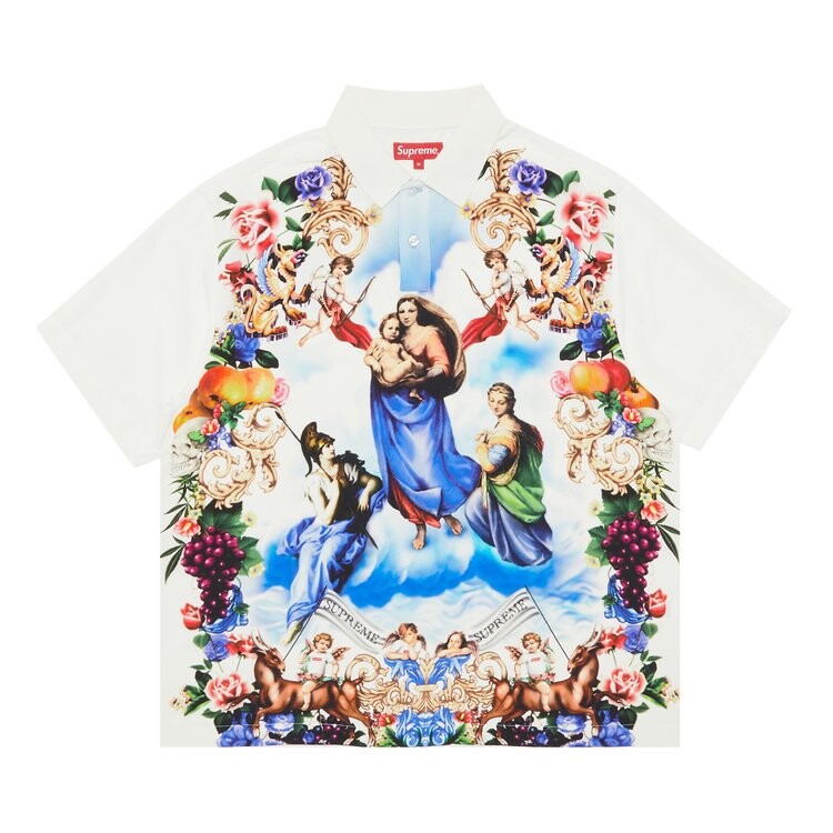 

Поло Supreme Heavenly Silk Polo 'White', белый