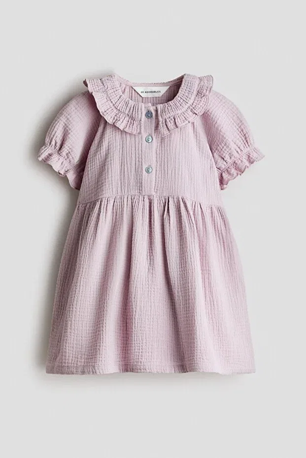 Детское платье из муслина H&M, Light Purple — фото 4