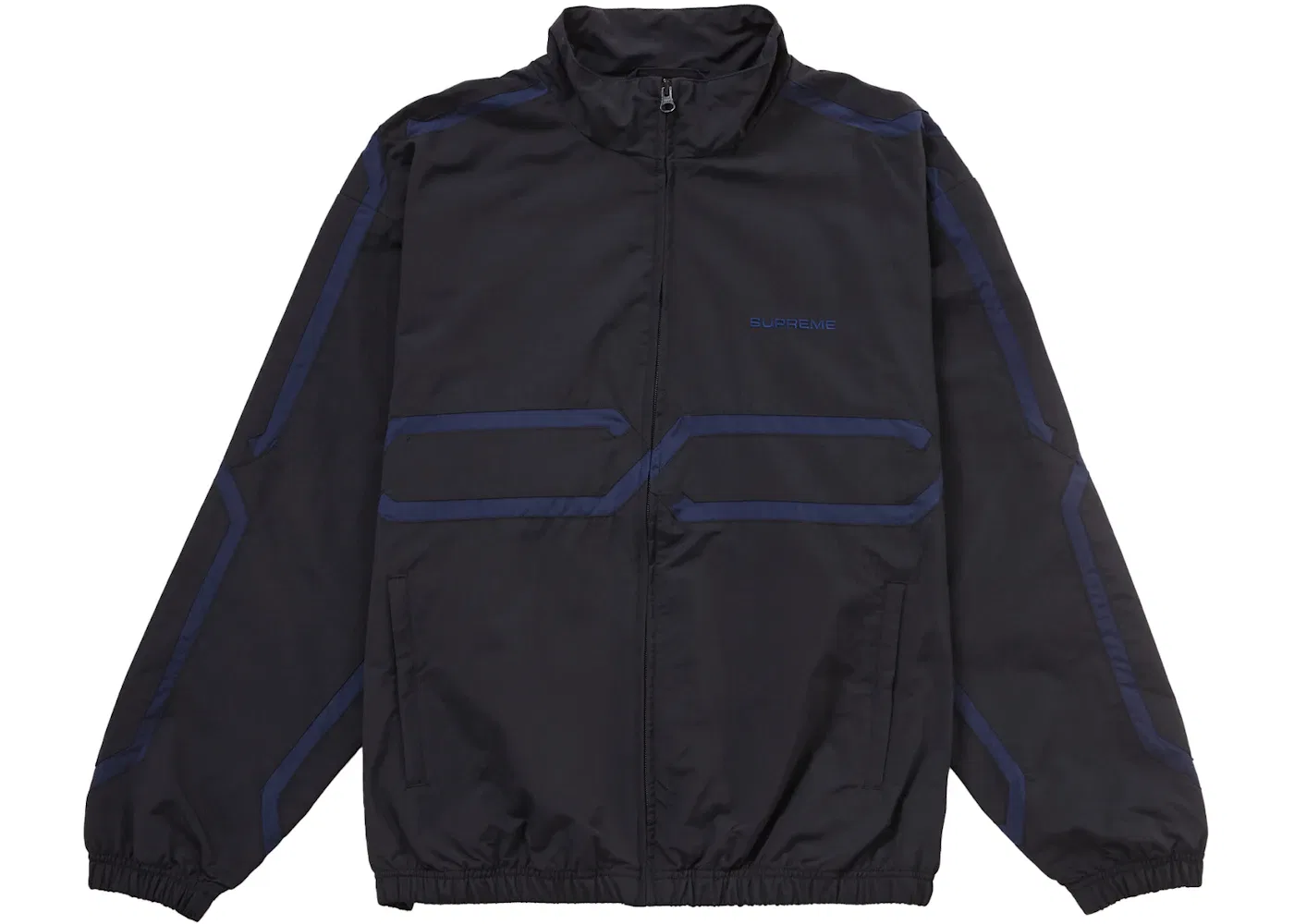 Мужская куртка с принтом Supreme Black