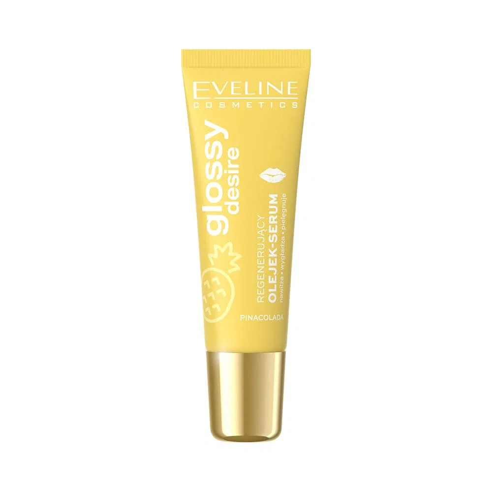 Регенерирующий лип-ойл-сыворотка EVELINE COSMETICS Glossy Desir, 12 мл, Pinacolada