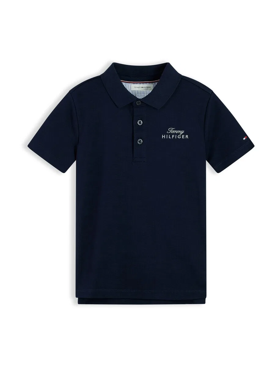 Футболка TOMMY HILFIGER "Festive" темно-синего цвета