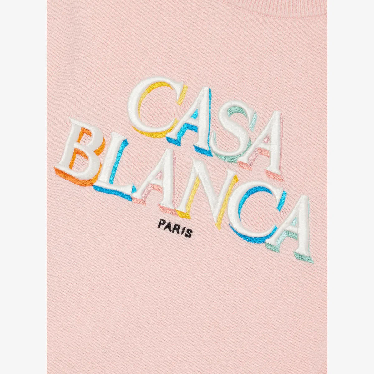 Хлопковый джемпер с логотипом Stacked-logo, возраст 7-14 лет Casablanca — фото 2