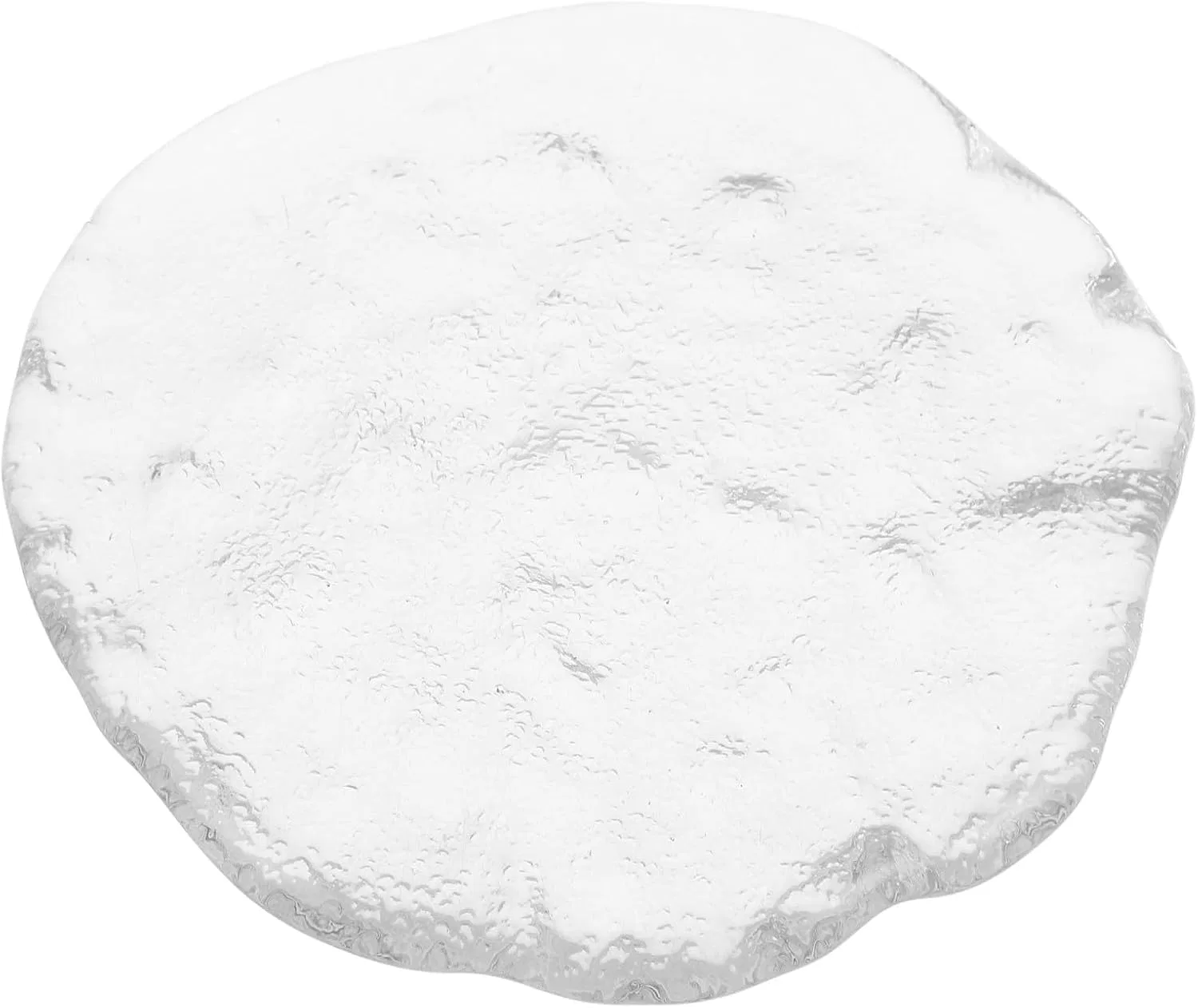 Палитра для лака для ногтей Healvian стеклянная 11x11x0.8 см прозрачная