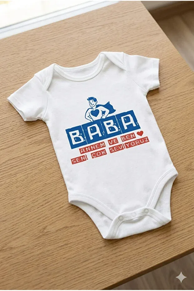 Детское боди-комбинезон для новорожденных с принтом Mommy and Me We Love You So Much Printed Bodysuit Hazden, White