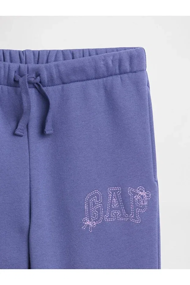 Детские джоггеры для девочек с принтом Gap, Dark Blue-000 — фото 2