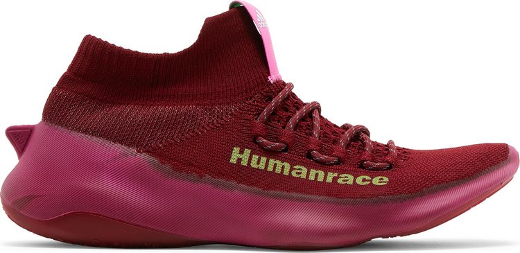 Кроссовки Adidas Pharrell x Human Race Sichona 'Burgundy', красный - фото