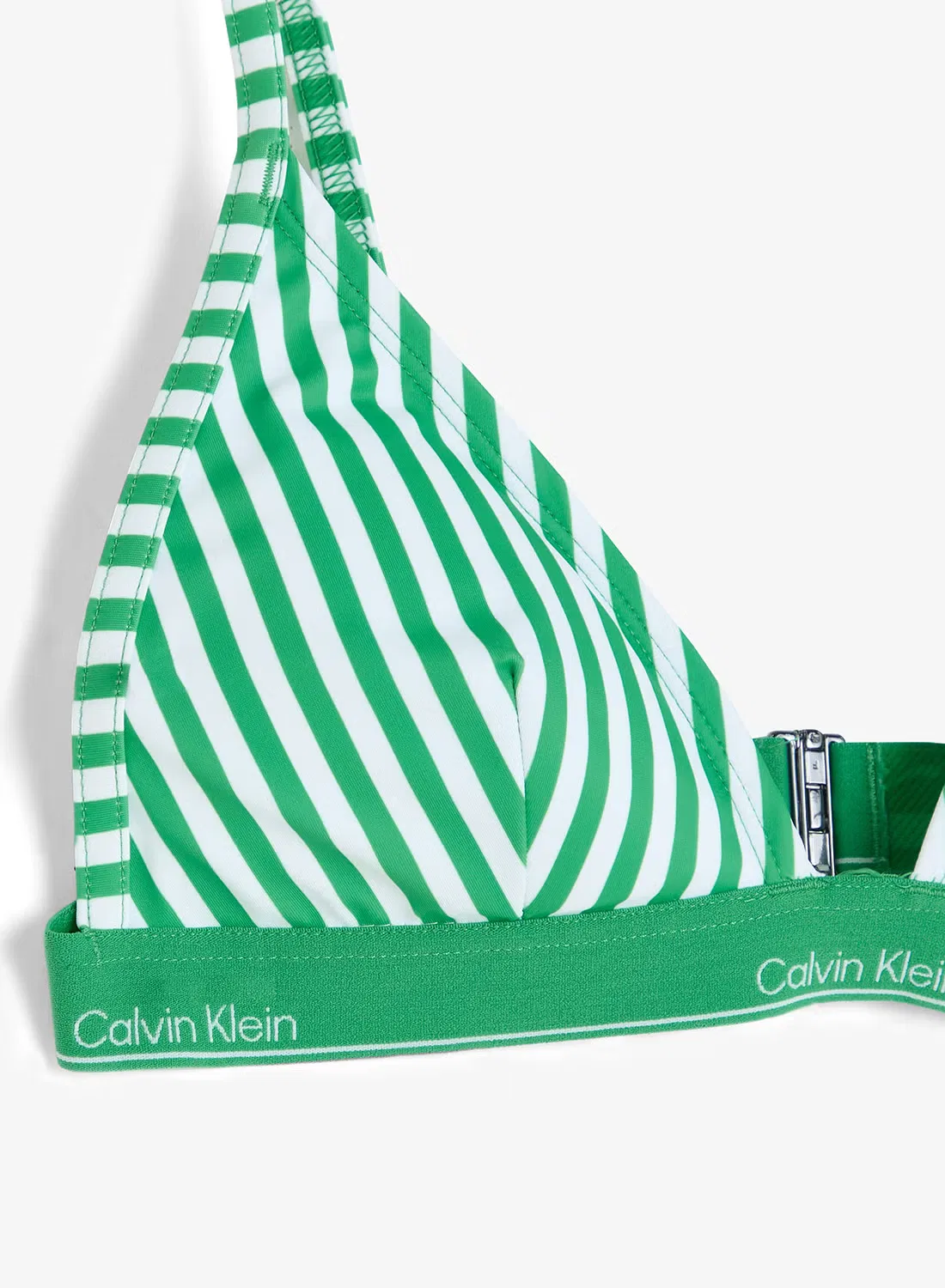 Плавки бикини с логотипом Calvin Klein, зеленый — фото 3