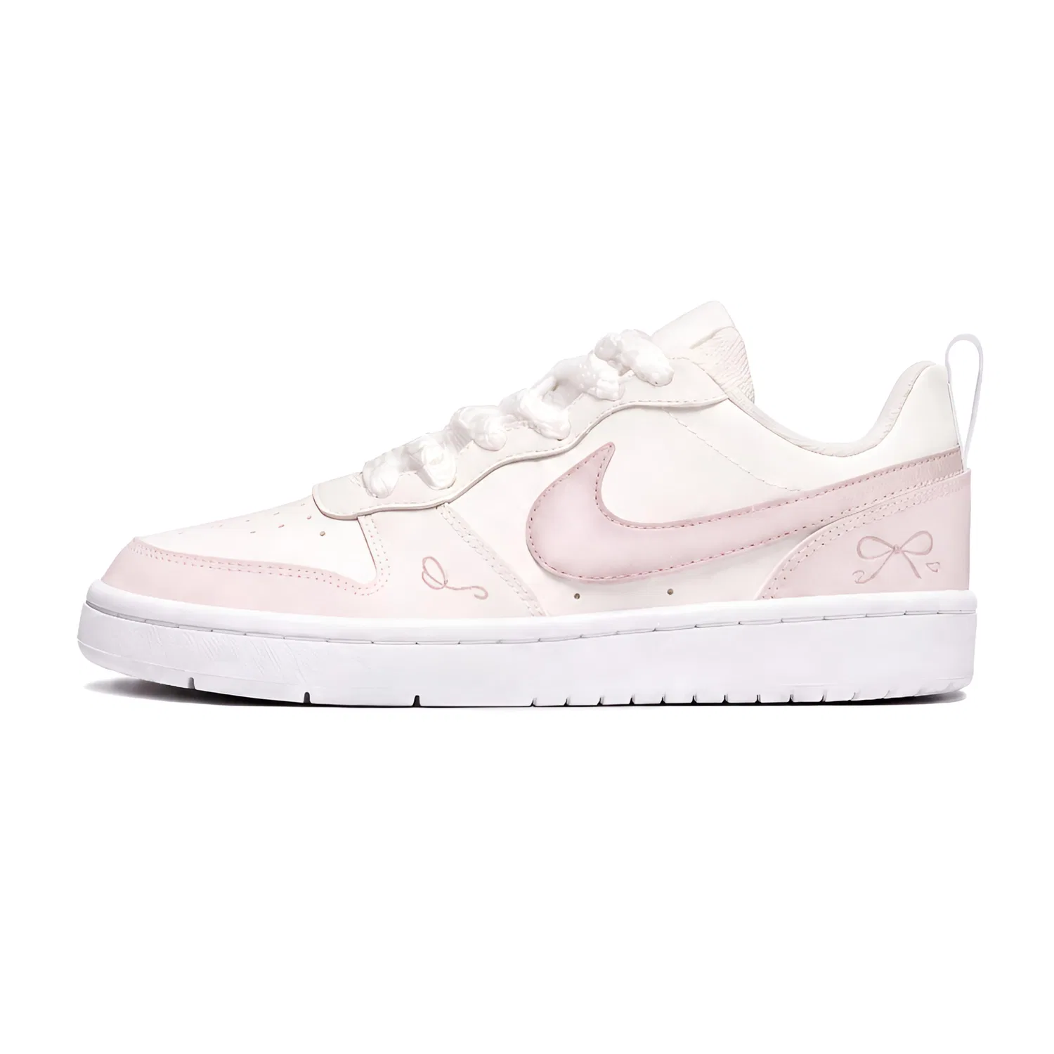 Детские кроссовки для скейтбординга с бантом Court Borough 2, Nike, Pink