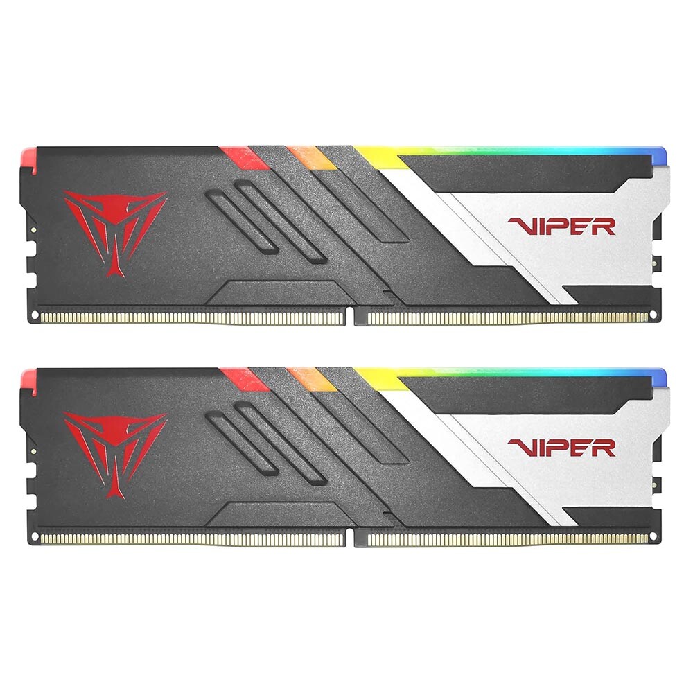 

Оперативная память Patriot Viper Venom RGB 32 Гб (2 х 16 Гб), 7000 МГц, DDR5, PVVR532G700C32K, серый