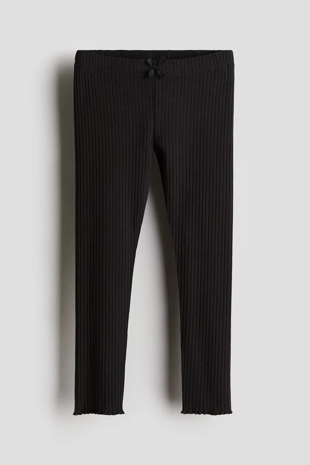 Леггинсы из ребристого хлопка H&M, Schwarz